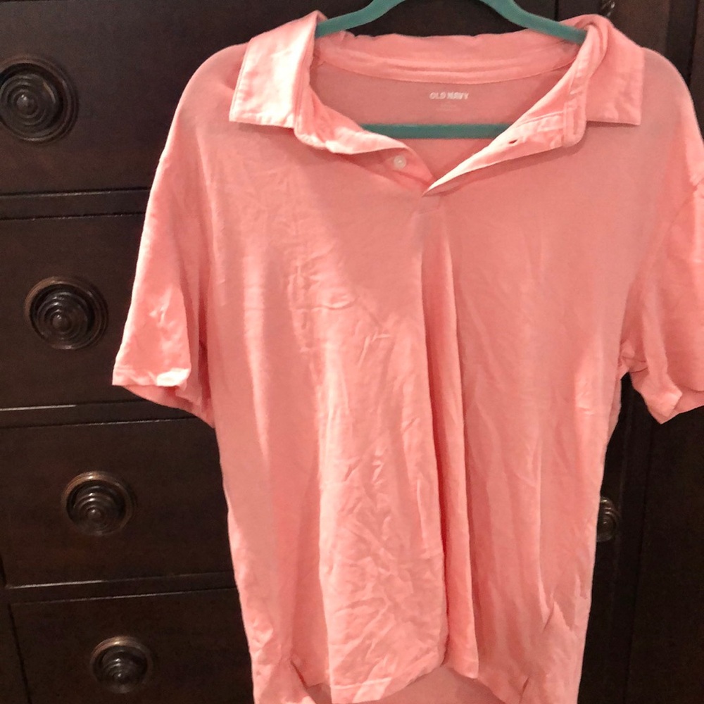 Old Navy Coral Polo Shirt